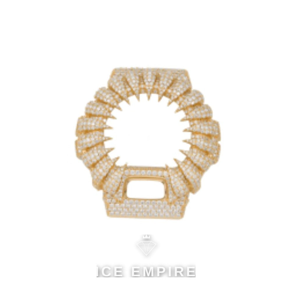 Iced Out 925 Silver Moissanite Watch