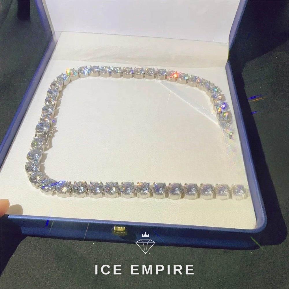 Iced Out 925 Silver Cuban Chain