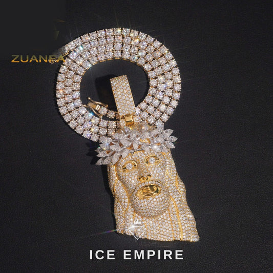Iced Out Gold Plated Pendant