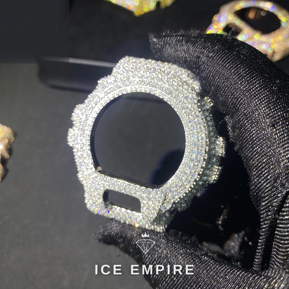 Iced Out 925 Silver Moissanite Watch