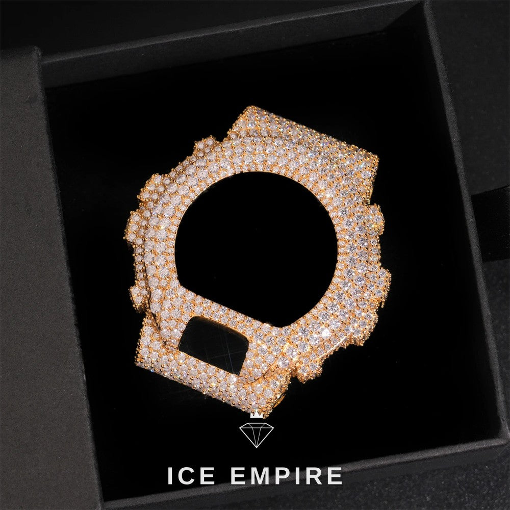 Iced Out 925 Silver Moissanite Watch