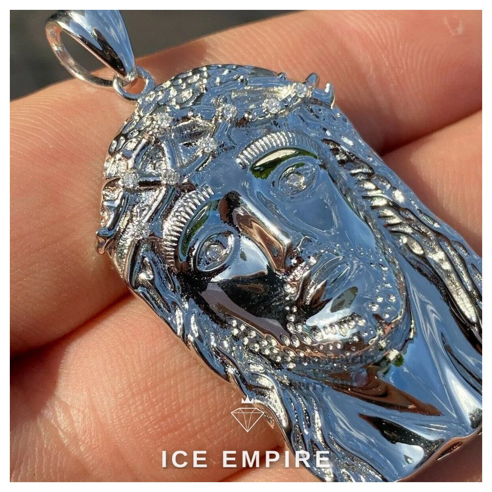 Iced Out Gold Plated Moissanite Pendant