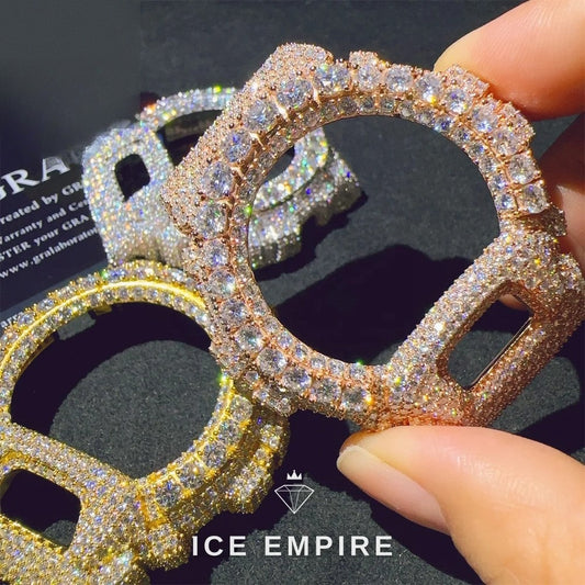Iced Out 925 Silver Moissanite Watch