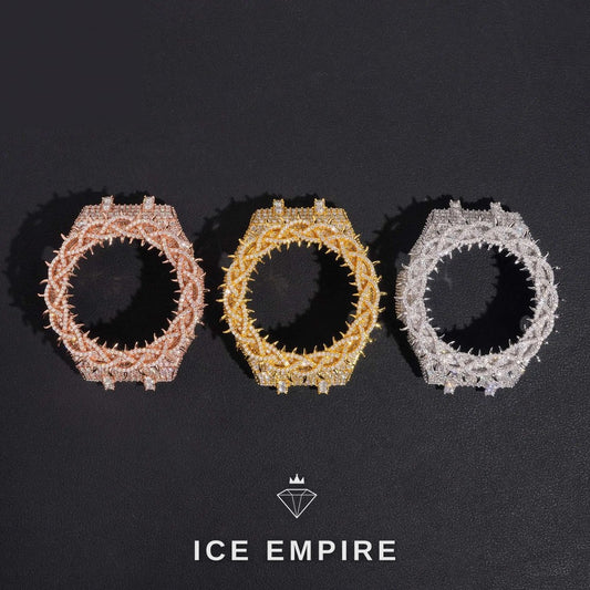 Iced Out 925 Silver Moissanite Watch