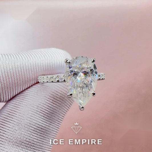 Iced Out 14K Gold Lab Grown Diamond Pendant