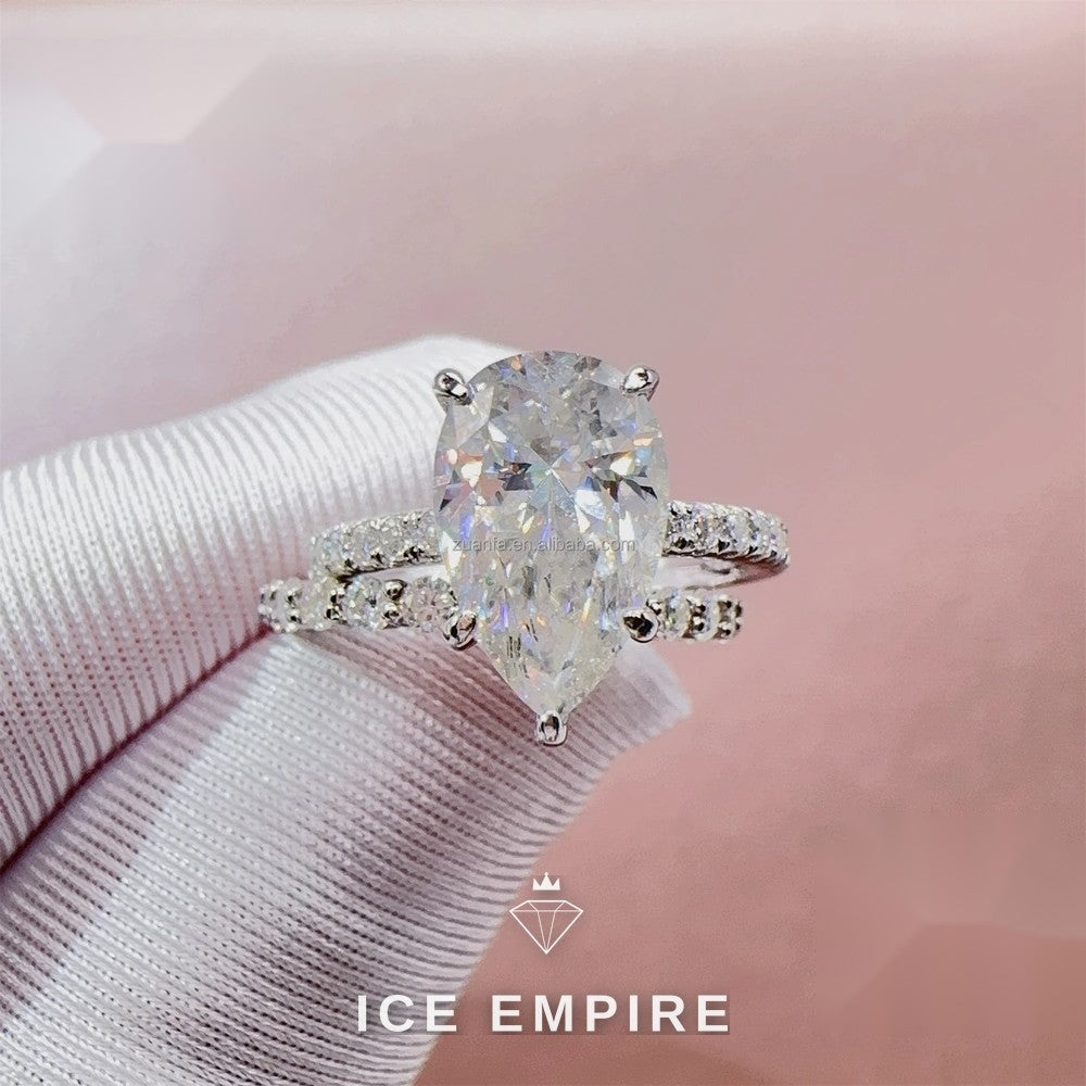 Iced Out 14K Gold Lab Grown Diamond Pendant