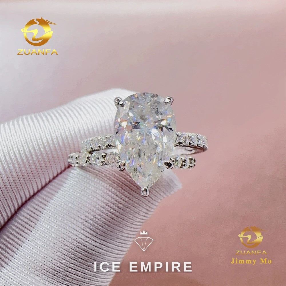 Iced Out 14K Gold Lab Grown Diamond Pendant