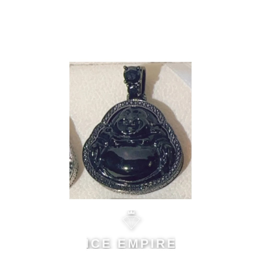 Iced Out Rose Gold Plated Moissanite Pendant