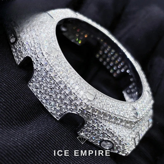 Iced Out 925 Silver Watch