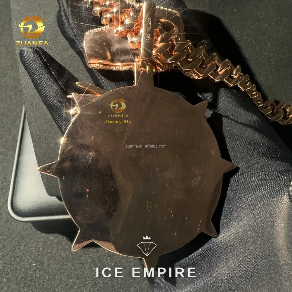 Iced Out 925 Silver Cuban Chain