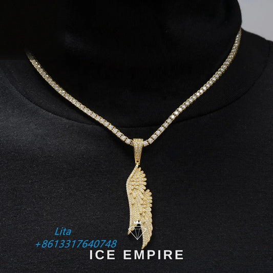 Iced Out 925 Silver Pendant