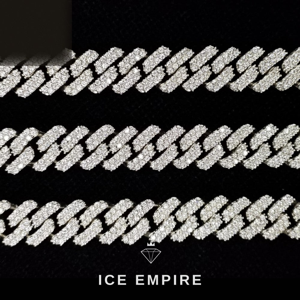 Iced Out 925 Silver Moissanite Bracelet