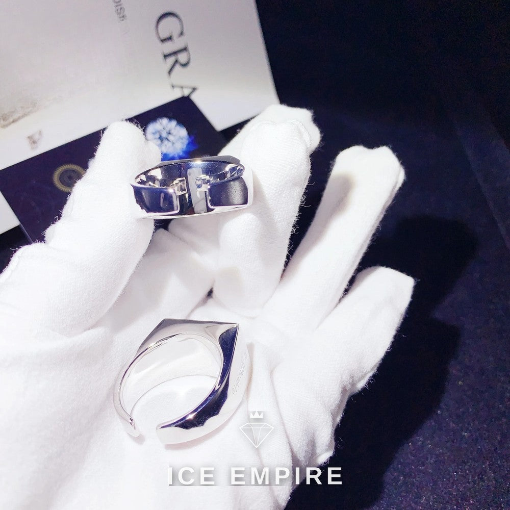 Iced Out Baguette 925 Silver Moissanite Ring