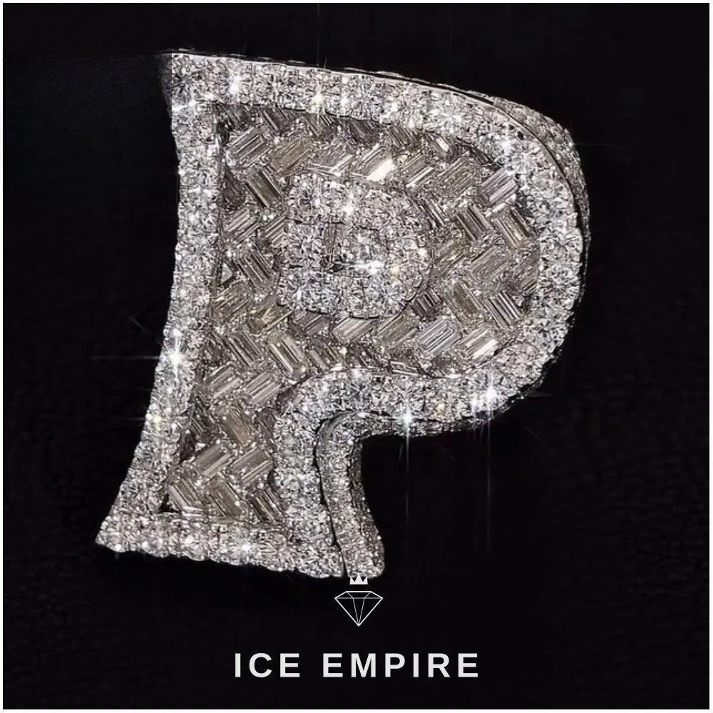 Iced Out Gold Plated Moissanite Ring