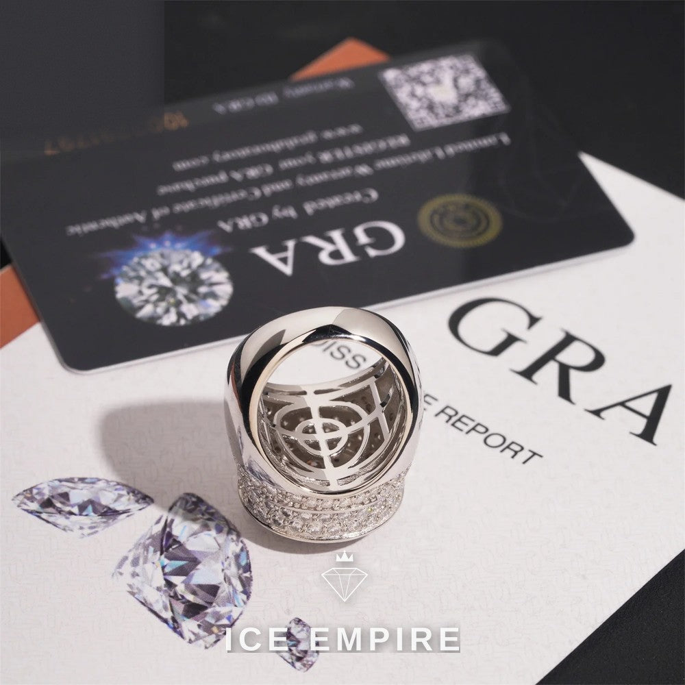 Iced Out 925 Silver Moissanite Cuban Chain