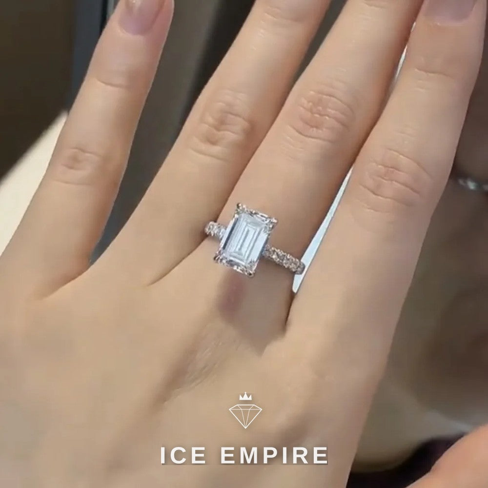 Iced Out Gold Plated Lab Grown Diamond Ring