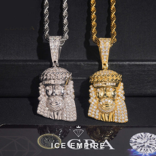 Iced Out 925 Silver Pendant