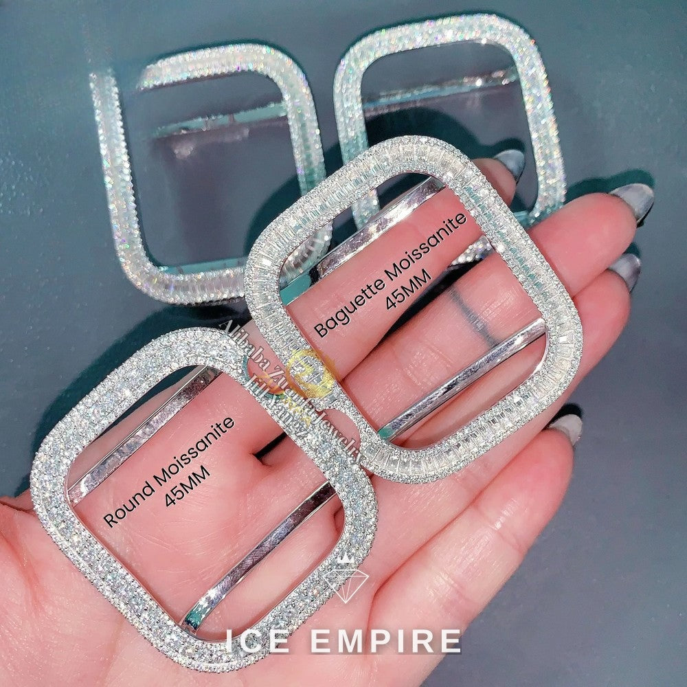 Iced Out 925 Silver Watch
