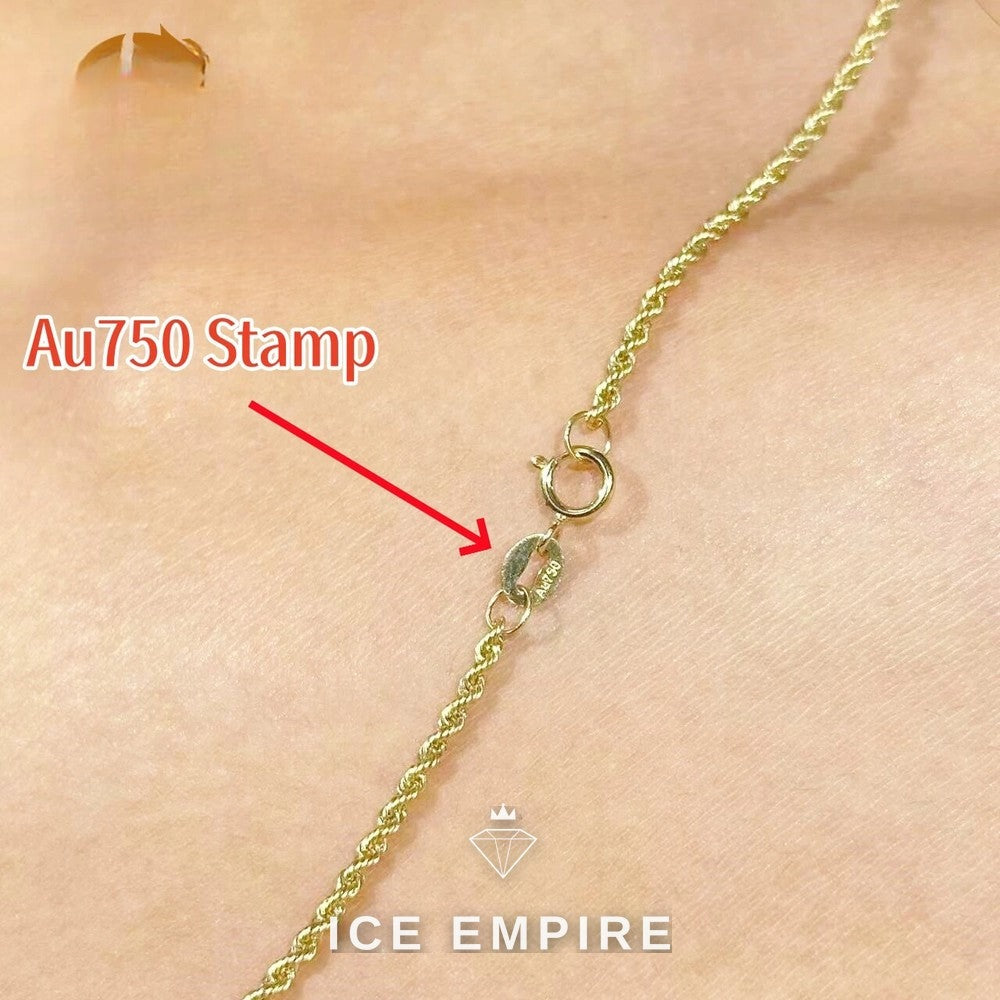 Iced Out Rose Gold Plated Cuban Chain