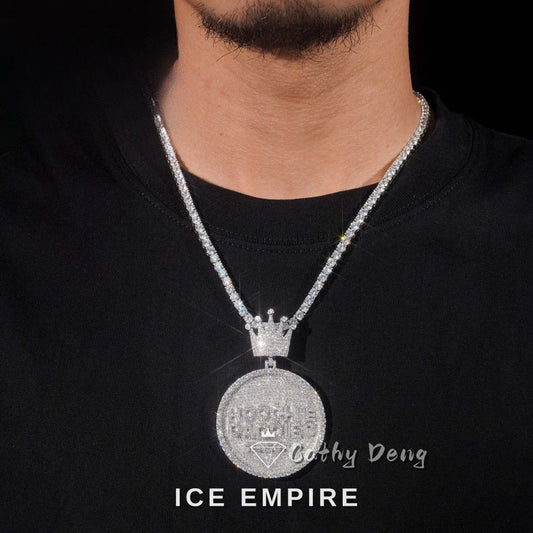 Iced Out Rose Gold Plated Cuban Chain