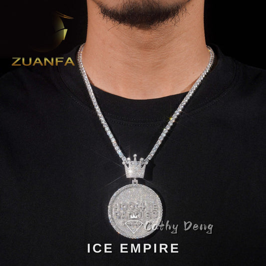 Iced Out Rose Gold Plated Cuban Chain