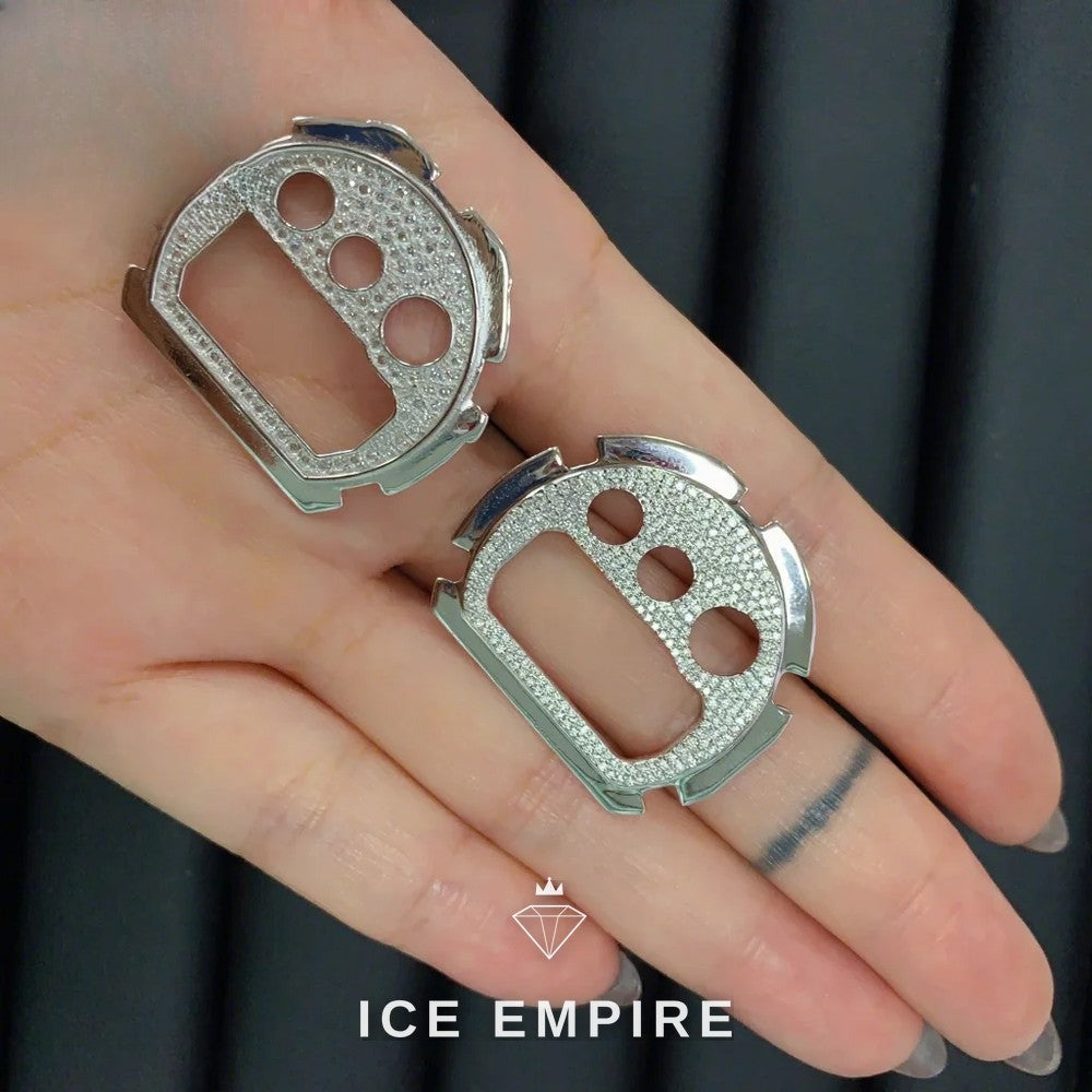 Iced Out 925 Silver Moissanite Watch