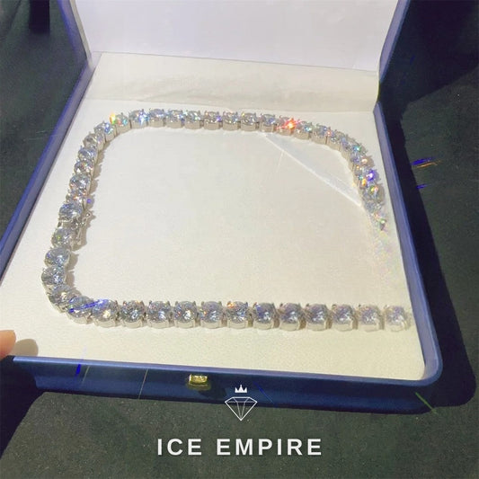Iced Out 925 Silver Cuban Chain