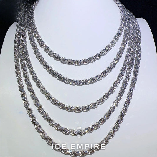 Iced Out Rose Gold Plated Moissanite Cuban Chain