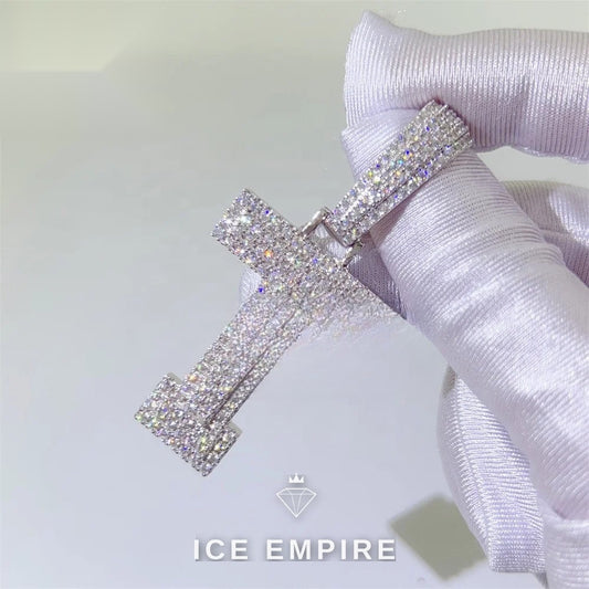 Iced Out 925 Silver Pendant