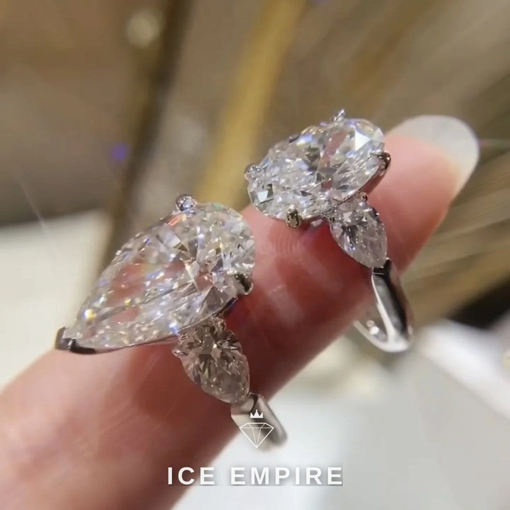 Iced Out Gold Plated Lab Grown Diamond Pendant