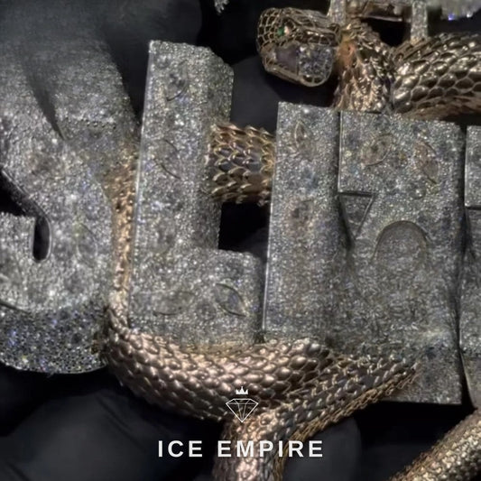 Iced Out 925 Silver Pendant