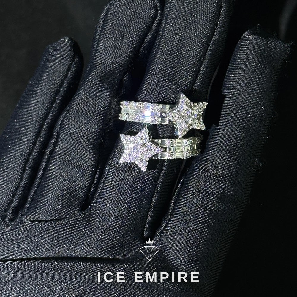 Iced Out 925 Silver Moissanite Cuban Chain