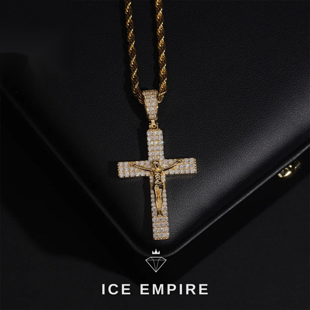Iced Out 925 Silver Moissanite Pendant
