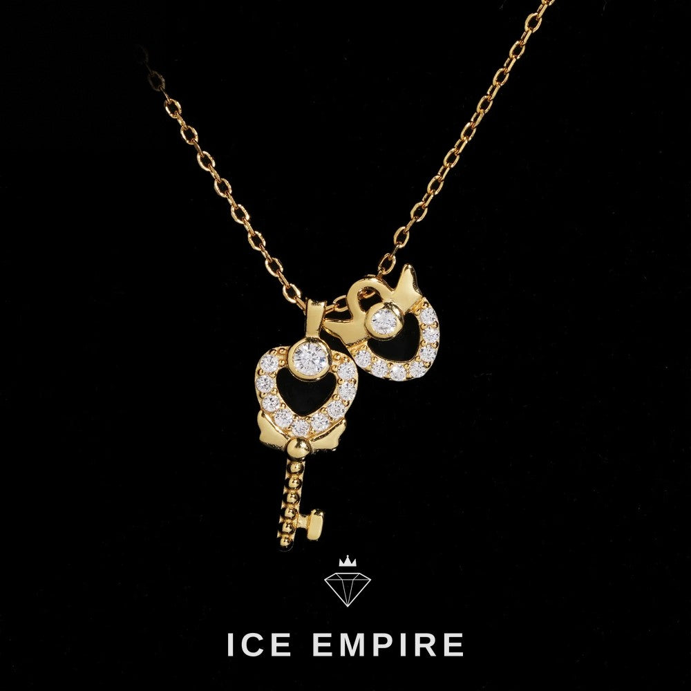 Iced Out Rose Gold Plated Cuban Chain