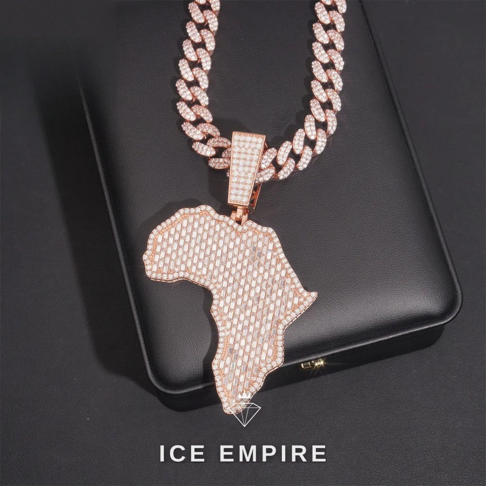 Iced Out 925 Silver Moissanite Pendant