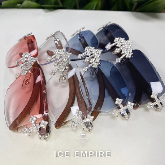 Iced Out 925 Silver Glasses