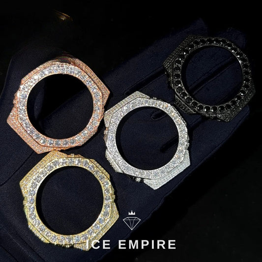 Iced Out 925 Silver Moissanite Watch