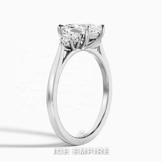 Iced Out Gold Plated Lab Grown Diamond Ring