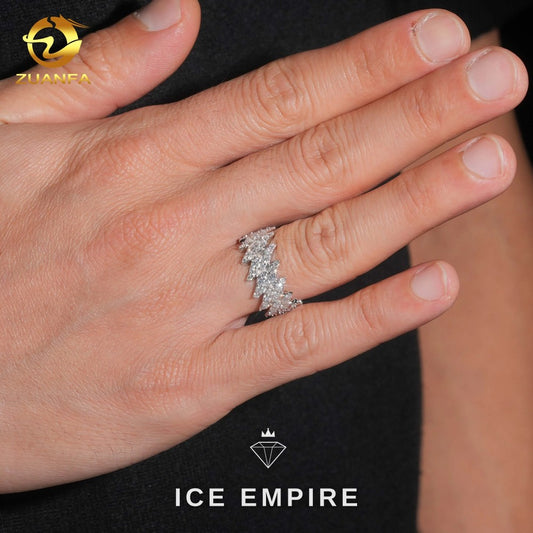 Iced Out 925 Silver Lab Grown Diamond Pendant