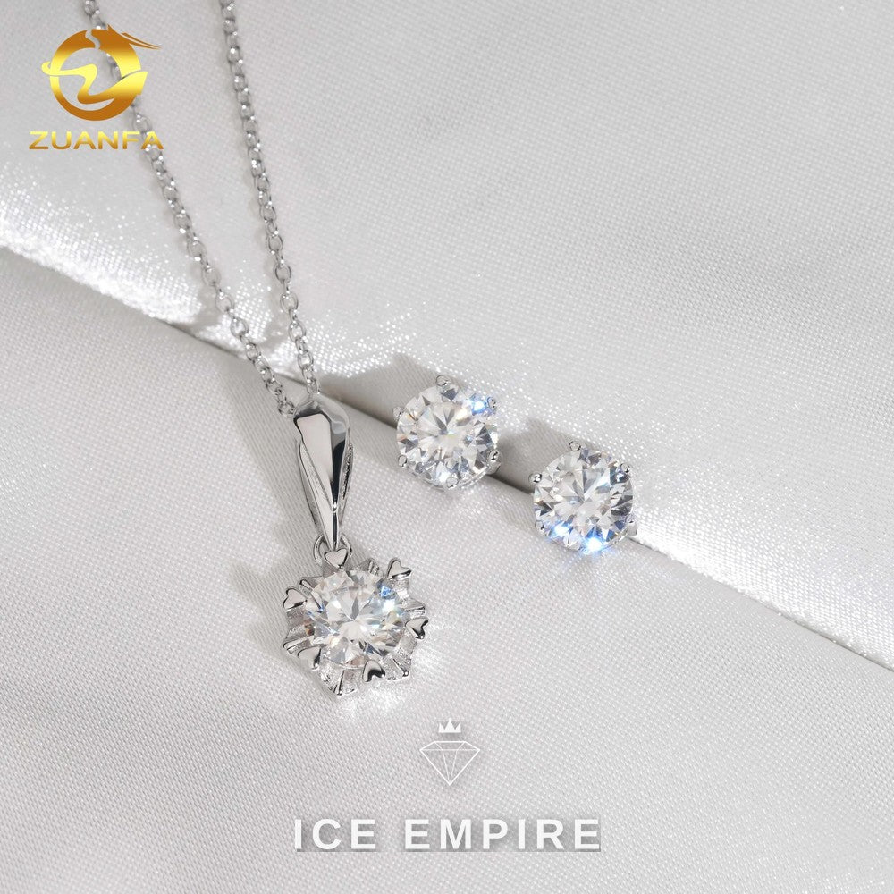 Iced Out Rose Gold Plated Moissanite Cuban Chain