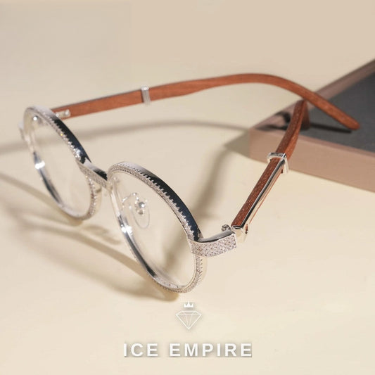 Iced Out 925 Silver Glasses