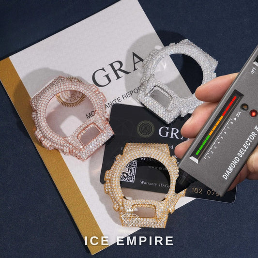 Iced Out 925 Silver Watch