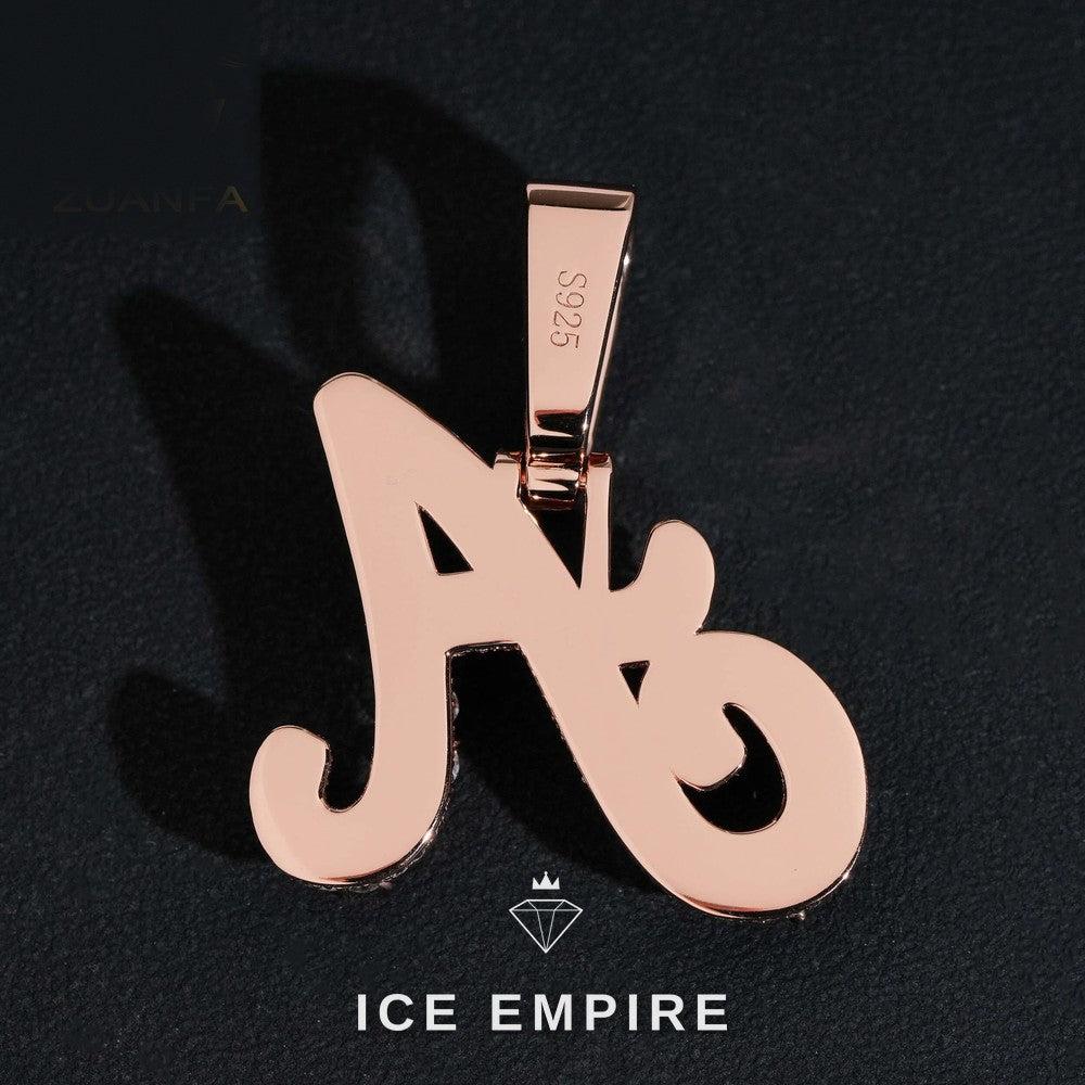 Iced Out Gold Plated Moissanite Pendant
