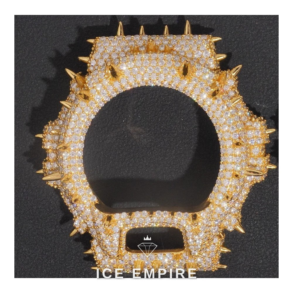 Iced Out 925 Silver Moissanite Watch