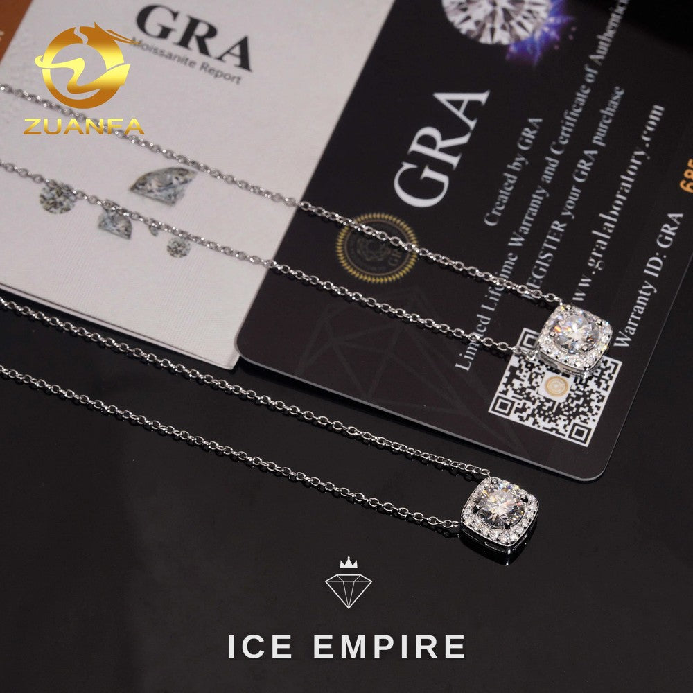 Iced Out Rose Gold Plated Moissanite Cuban Chain