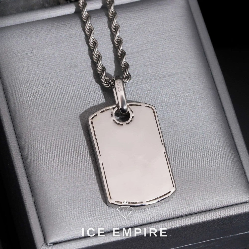 Iced Out 925 Silver Lab Grown Diamond Pendant