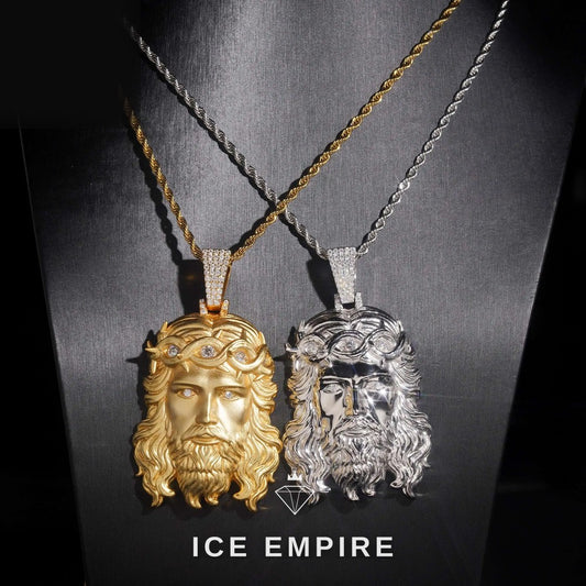 Iced Out Rose Gold Plated Pendant