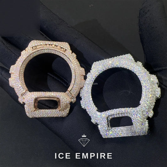 Iced Out 925 Silver Moissanite Watch