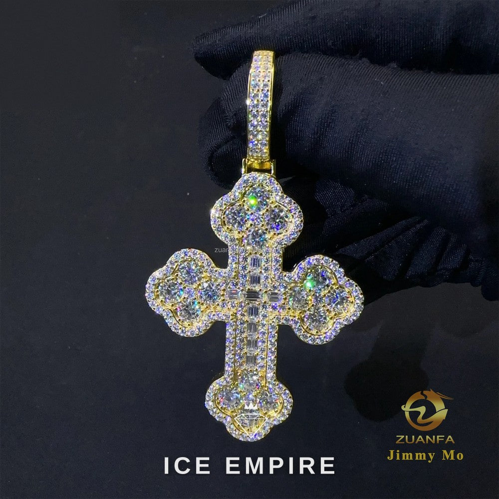 Iced Out Baguette 925 Silver Tennis Chain