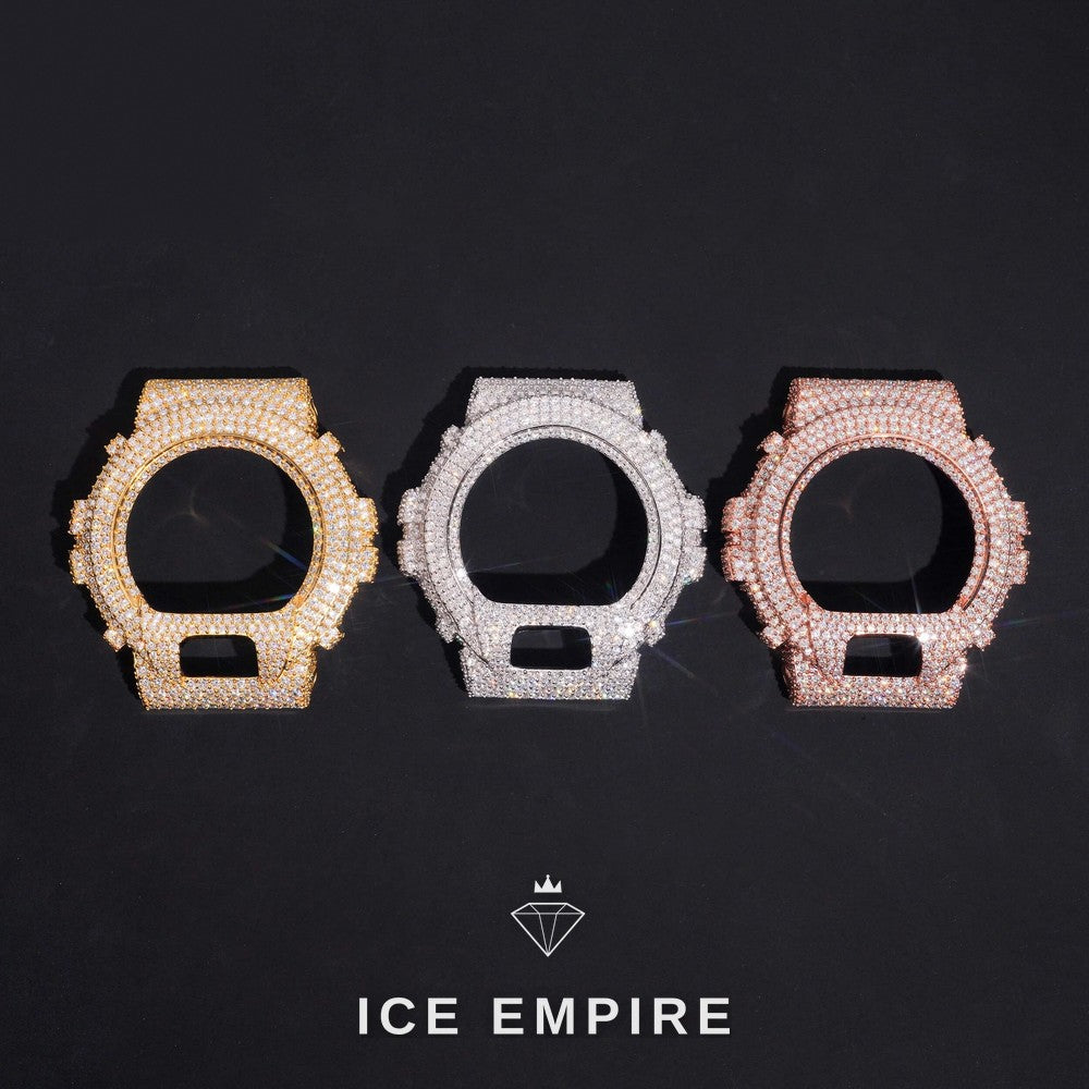 Iced Out 925 Silver Moissanite Watch